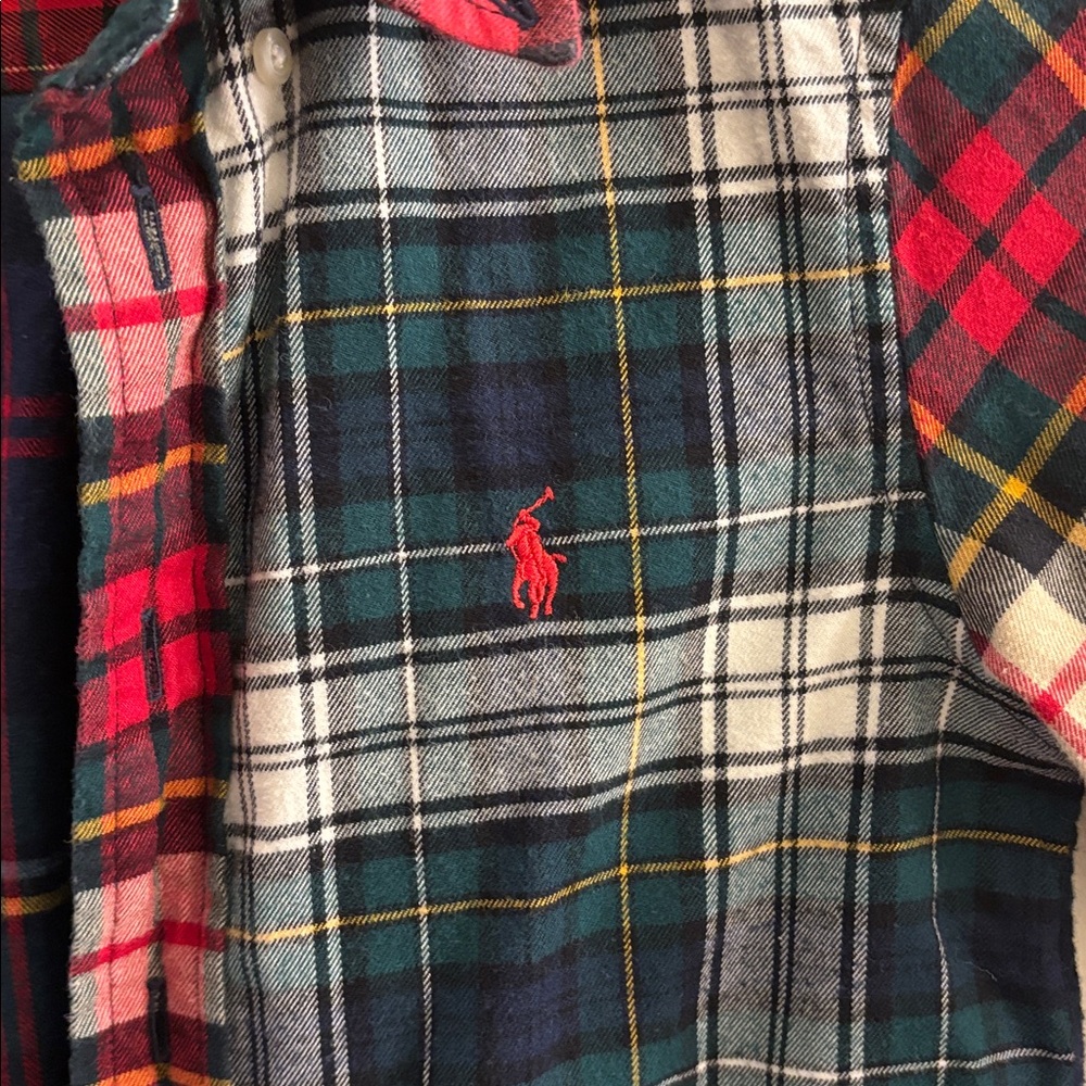 Ralph Lauren Kids Colorful Plaid Button-Down Shirt 4T - Picture 4 of 4